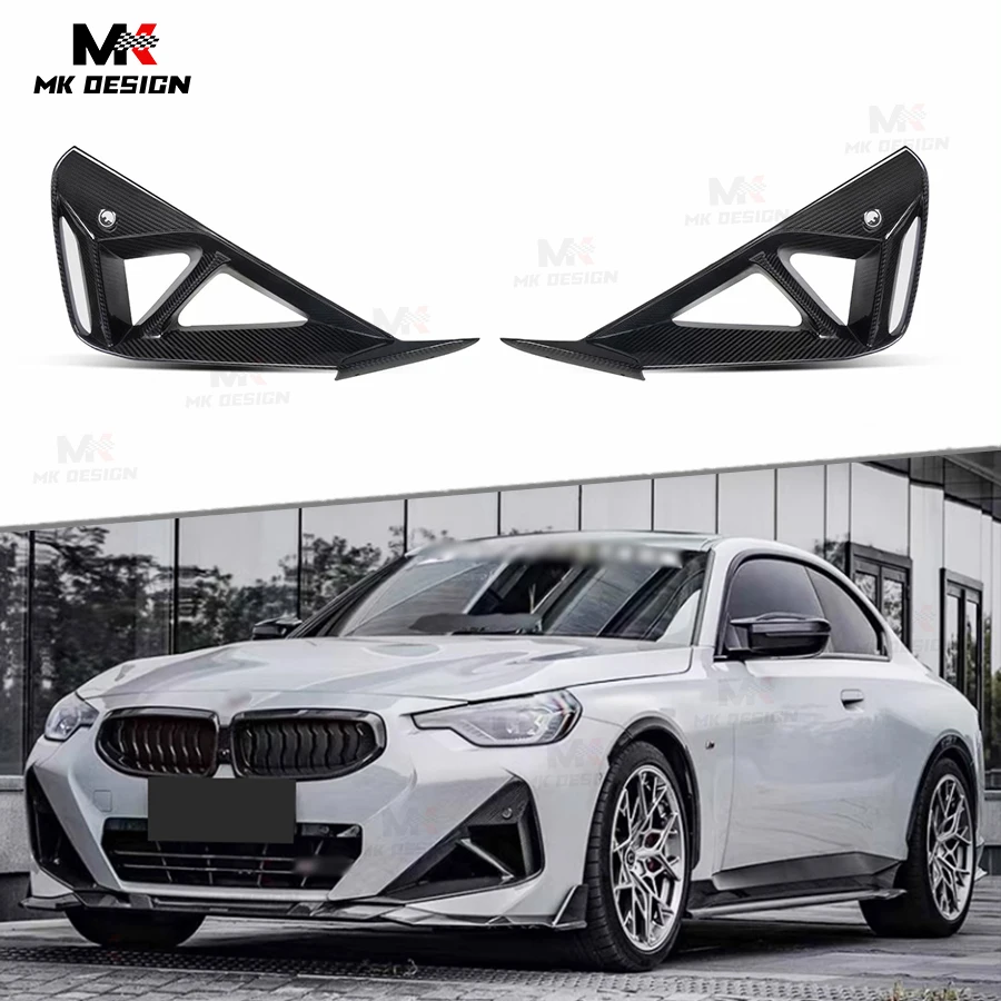 

SQ Style Carbon Fiber Inlets Front Air Ducts for BMW 2 Series G42 M240 2022-IN Front Bumper Vents Car Accessories