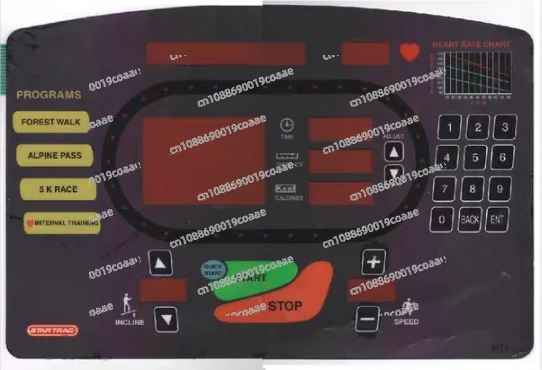 

Treadmill Button Panel Control Panel Membrane Switch
