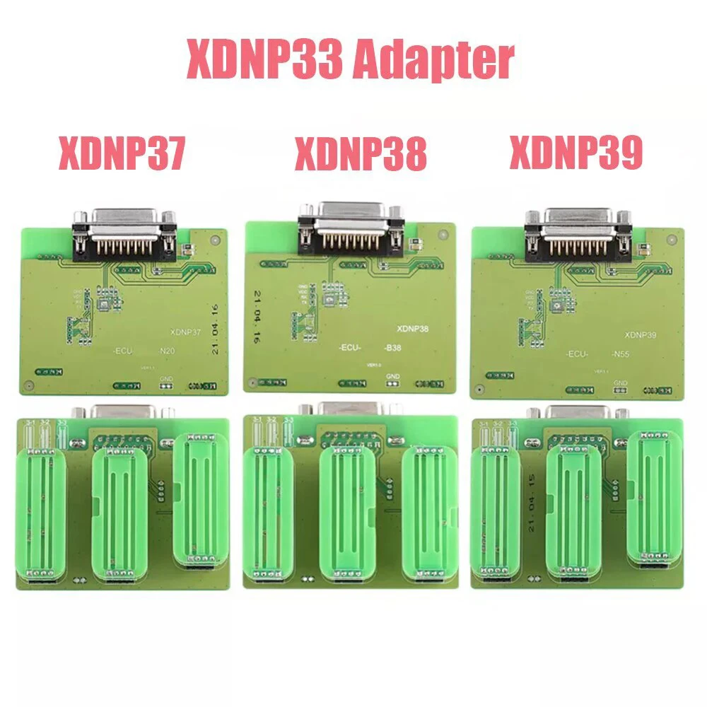 

Xhorse XDNP33 Adapter ECU Interface Board 3pcs Sets for BM-W N20 B38 N55 for Mini Prog /VVDI Key Tool Plus Auto Key Programmer