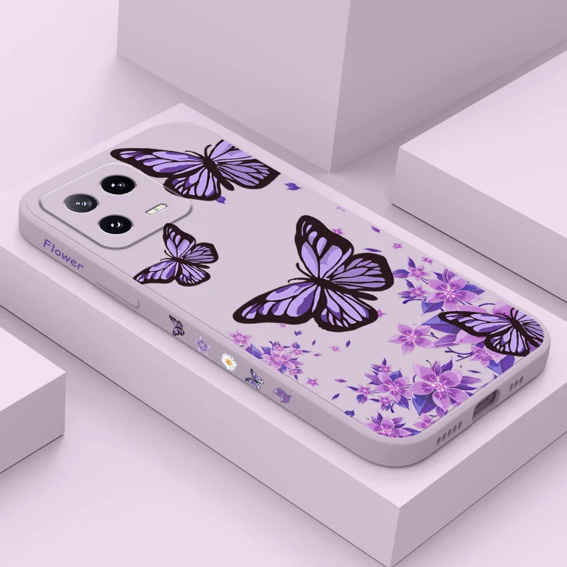 حالمة فراشة جراب هاتف ل Xiaomi 17 15 15T 14 14T 13 13T 12 12 12X 12T 12S Mi 11 11T 10 10T Pro Max Lite غطاء سيليكون