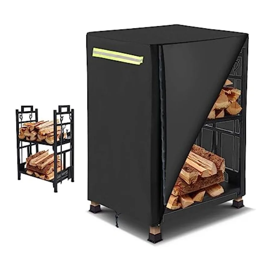 

Чехол для дровниц с открывающимся передним клапаном, 2 фута, для уличных дровниц (только чехол)