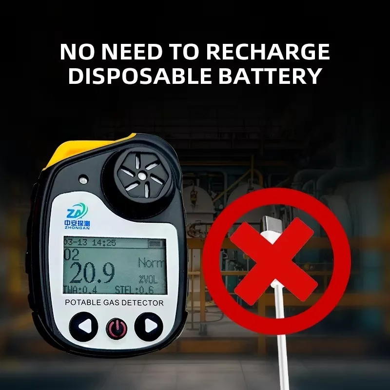 H2S Monitor Price Hydrogen Sulfide Gas Detector H2S Personal Gas Detector Bw Clip H2S for Sale Near Me
