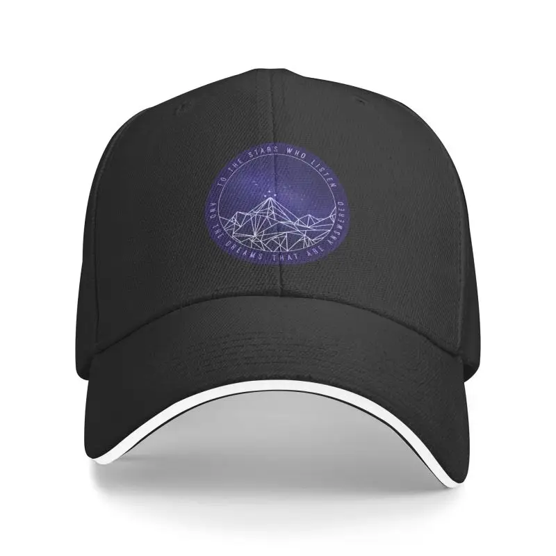 

Custom Acotar To The Stars Who Listen And The Dreams That Are Answered Baseball Cap Women Men Breathable Dad Hat Sports