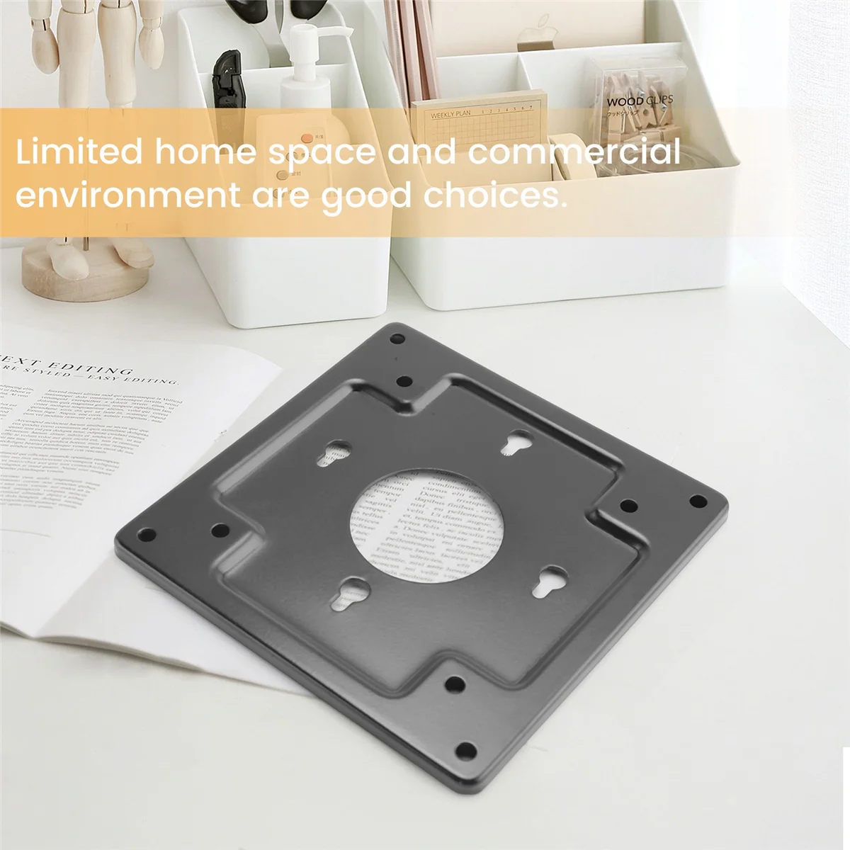 

A48T! Mini-Host Display Back Mounting Mount Bracket Replacement Part for HTPC Mini-Host Computer Accessories