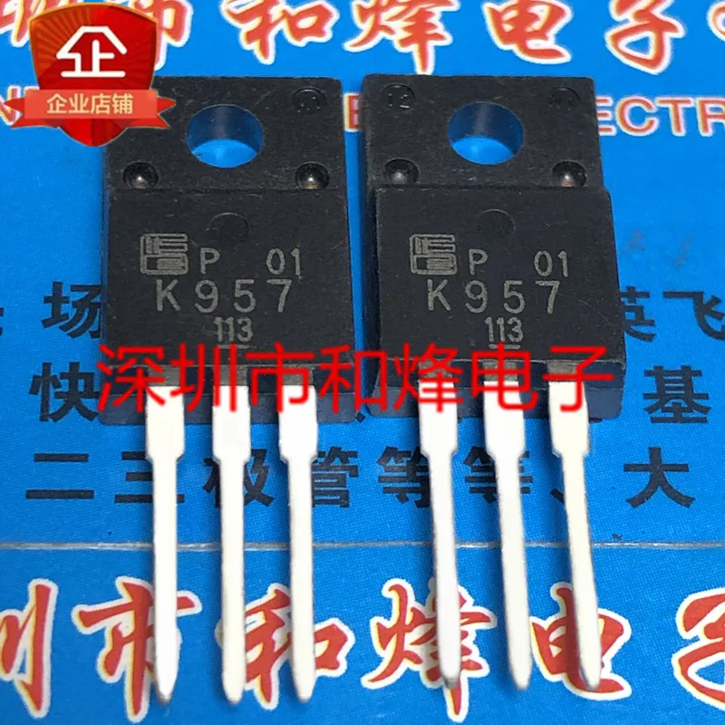 5PCS-10PCS K957 2SK957  TO-220F 900V 2A    New And Original On Stock