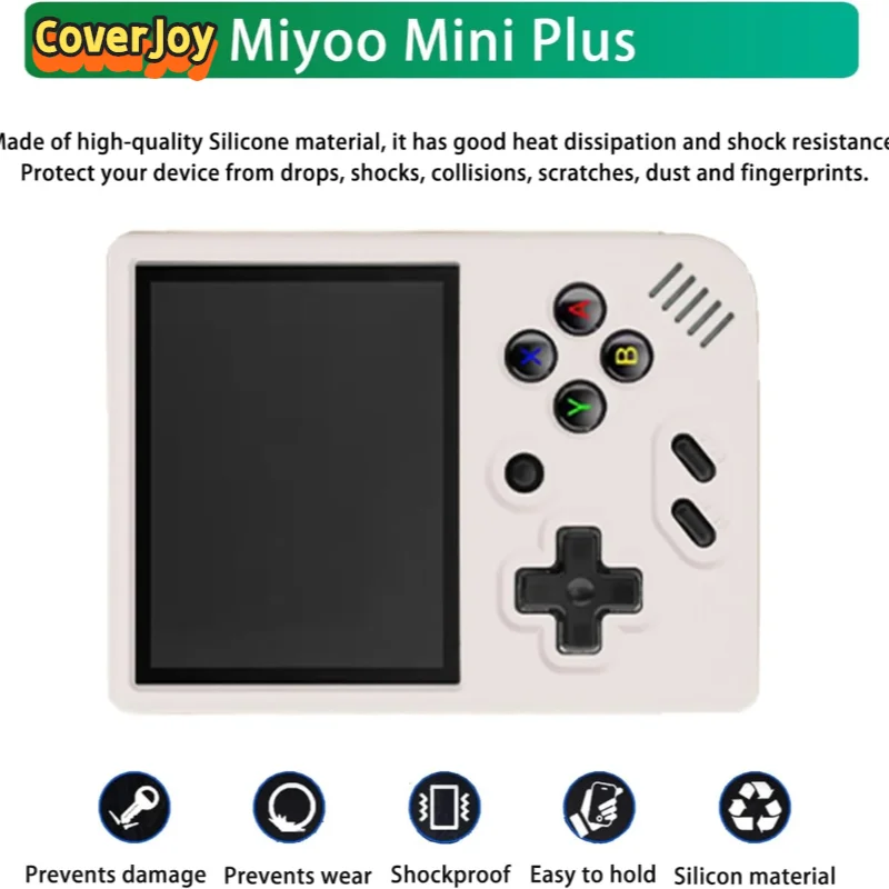 

CoverJoy Hard Shell Case for Miyoo Mini/ Mini Plus Drop Proof EVA Cover with Soft Liner and Lanyard