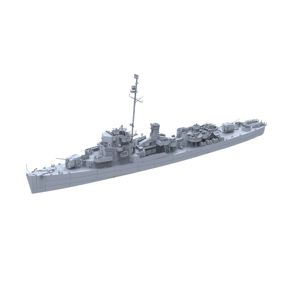 SSMODEL SSC598-A 1/350  Military Model Kit USS Buckley Class Coolbaugh Frigate DE-217 Miniature Static Model