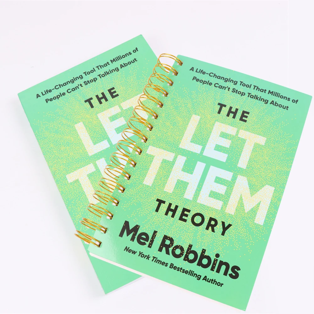 

1 Year Let Them Theory Daily Planner - Spiral Bound Weekly & Monthly View, Green Dot Pattern Cover, Change-Life Tools for Adults