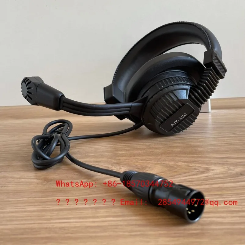 Head Mounted Directional Device, Single in Ear Noise Cancelling Dynamic Microphone, Rotatable Four/five Core Male or Female Head