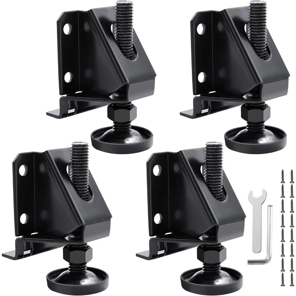 Livellatore per gambe per carichi pesanti da 4/8/16, altezza regolabile da 2 pollici, per mobili, tavoli, armadi