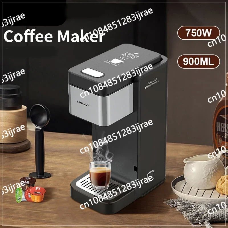 Full Automatic Electric Capsule For Expresso Coffee Maker Drip Coffee MachineFor  Fit Nexpresso Dolce Gusto Pod Coffee Powder