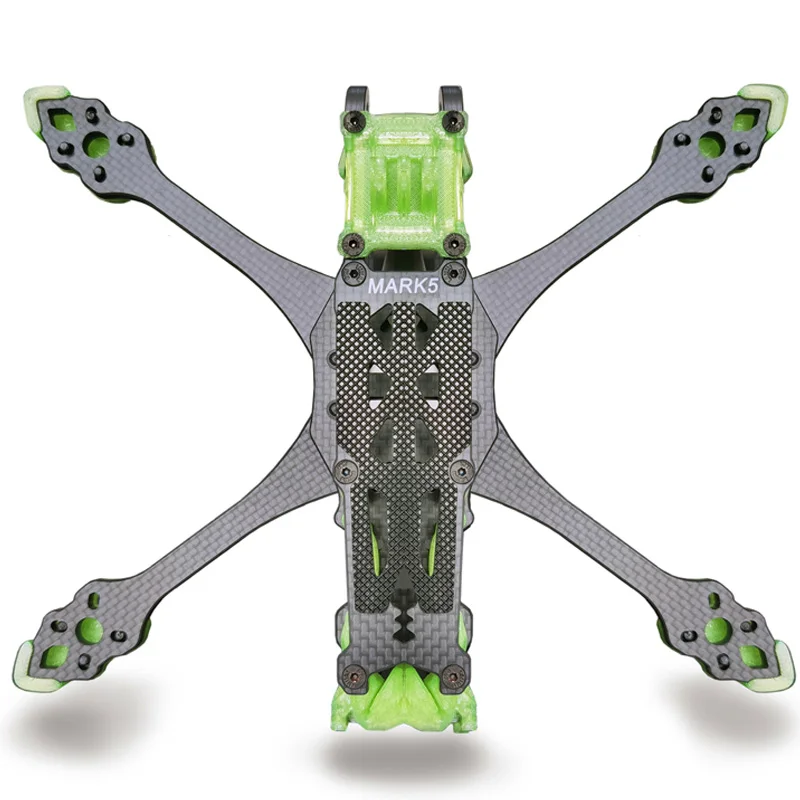 

High Quality RC MARK5 5inch FPV Carbon Fiber Frame 225mm Wheelbase with 5mm Arm for FPV Freestyle Vista Analog Drones