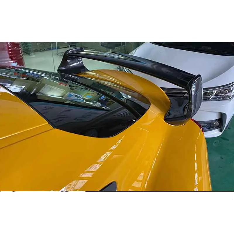 For Toyota Supra A90 Carbon Fiber Polished Finish Large Tail GT Spoiler Fixed Wing Automotive Accessories