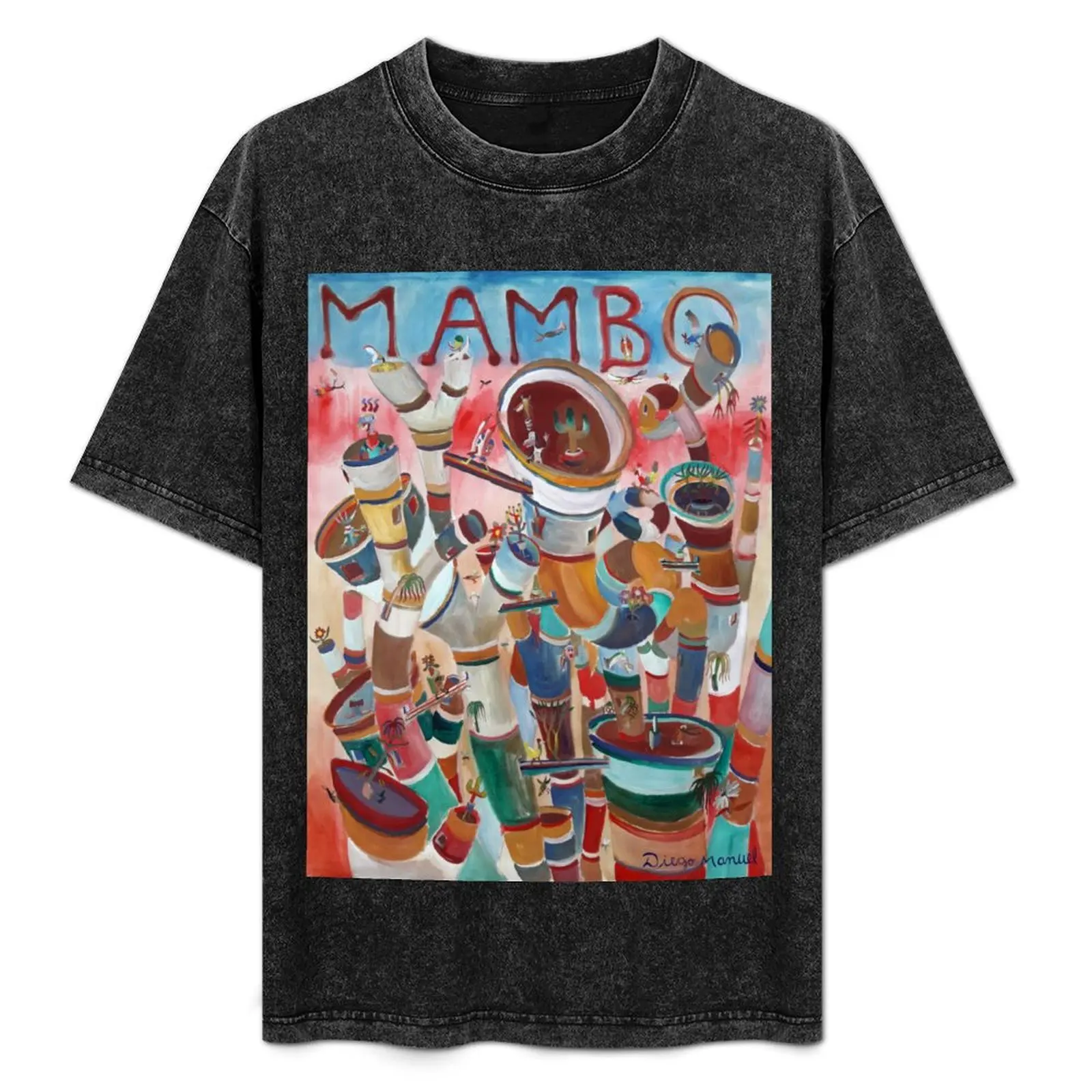 

Mambo T-Shirt Simple Casual Short Sleeve Tee