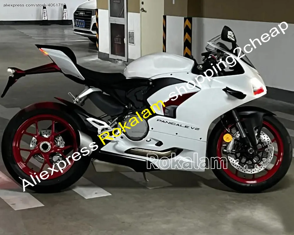 

ABS Body Kit For Ducati Panigale V2 2020 2021 2022 White Aftermarket Motorcycle Fairing (Injection Molding)