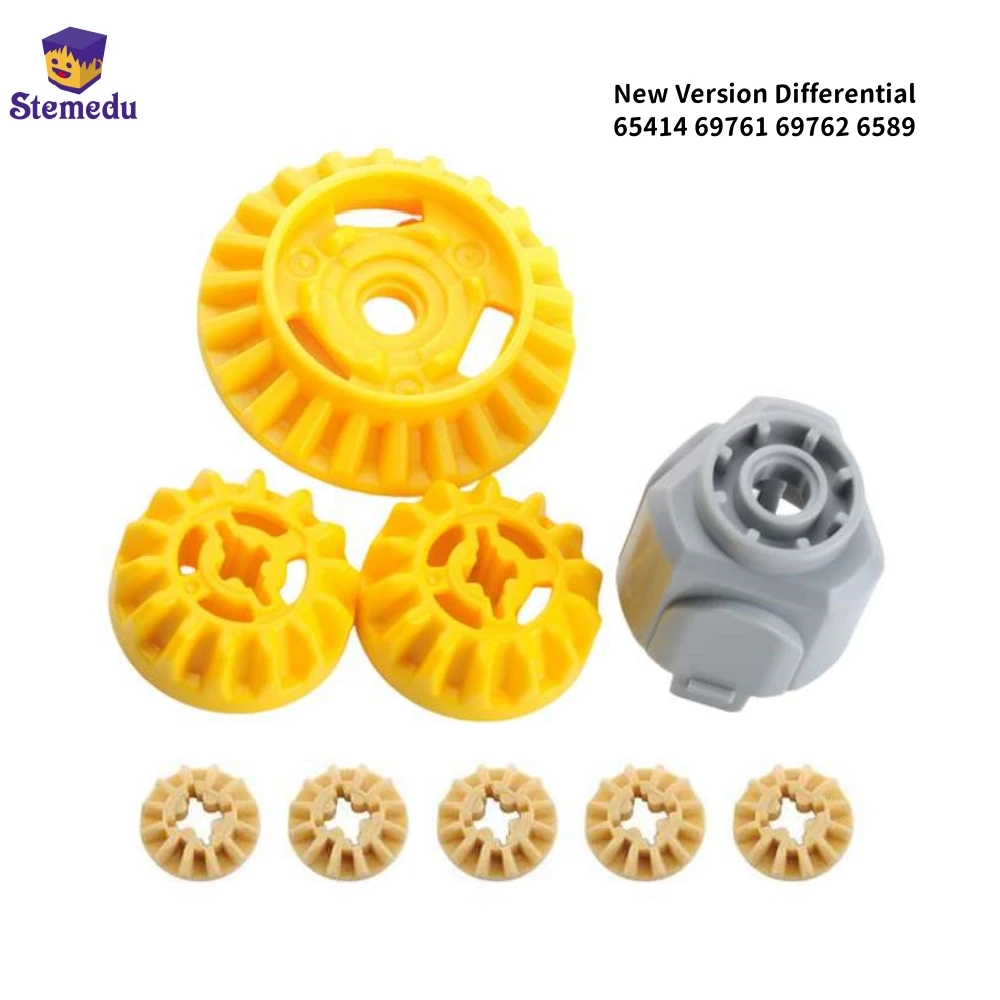 5x New Differential Compatible with Legoeds Bricks Gears MOC Technical Modification Parts Building Blocks 65414 69761 69762 6589