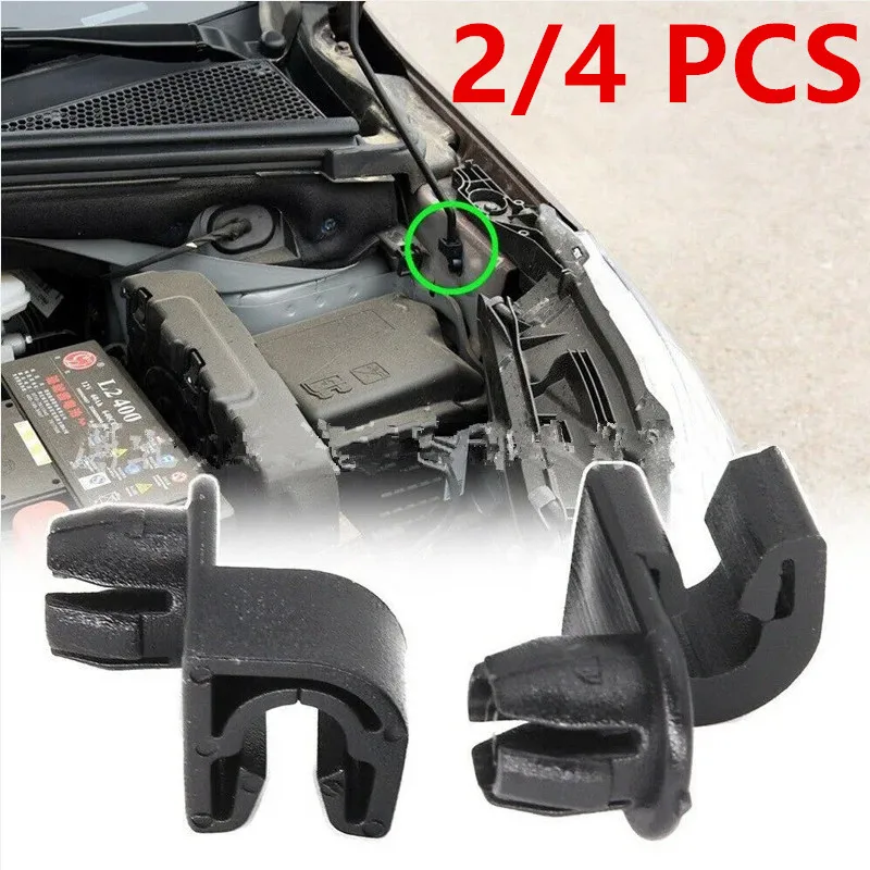 2/4Pcs Hood Bonnet Prod Rod Support Stay Clip Holder For Citroen C3 C4 C-Elysee For Peugeot 2008 208 301 308 Partner 792843