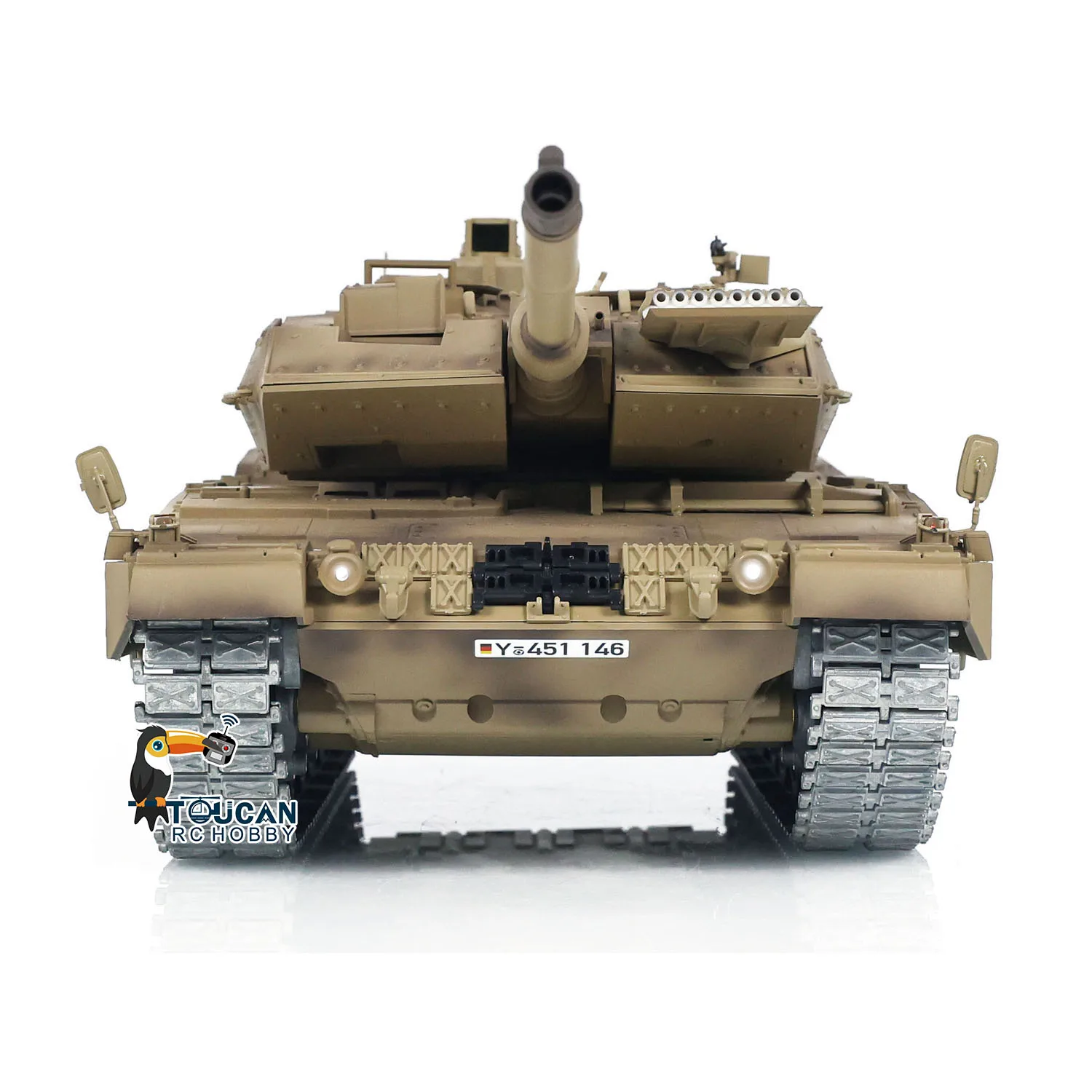 トンデ 1:16 RC戦車 ドイツ レオパルト2A7 ラジコン 赤外線対戦＆BB弾モデル メタルホイールトラック イデアタンク RTRモデル TH23300