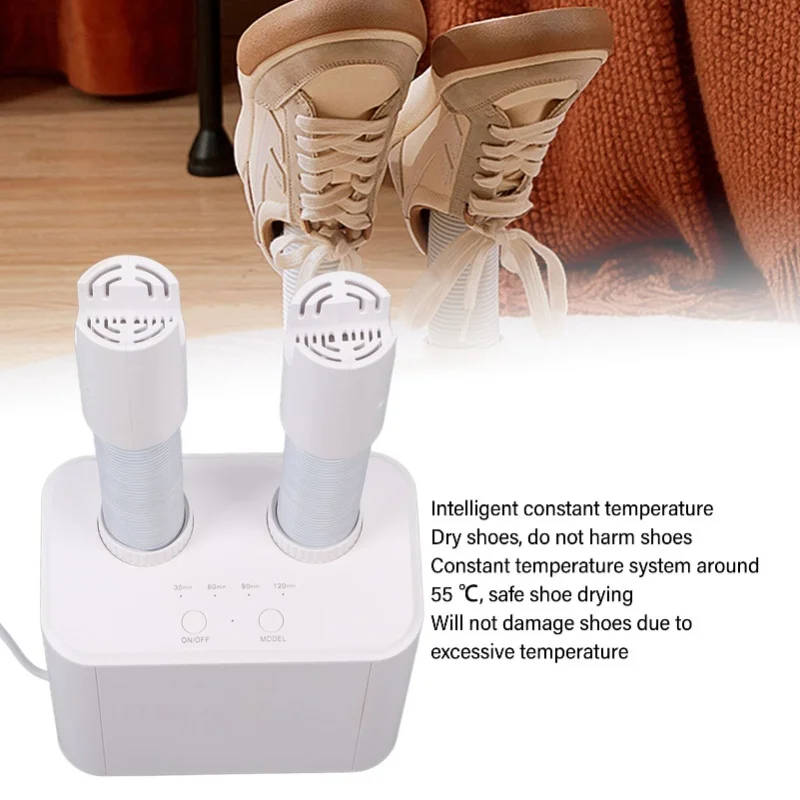 4 Speed Timing Boot Dryer Shoe Dryer Intelligent Constant Temperature Quiet Operation Dual Outlet Design