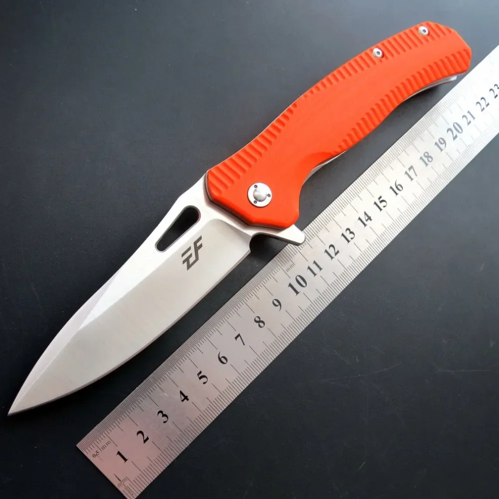 

Eafengrow EF75 58-60HRC D2 Blade G10 Handle Folding knife Survival Camping tool Hunting Pocket Knife tactical edc outdoor tool