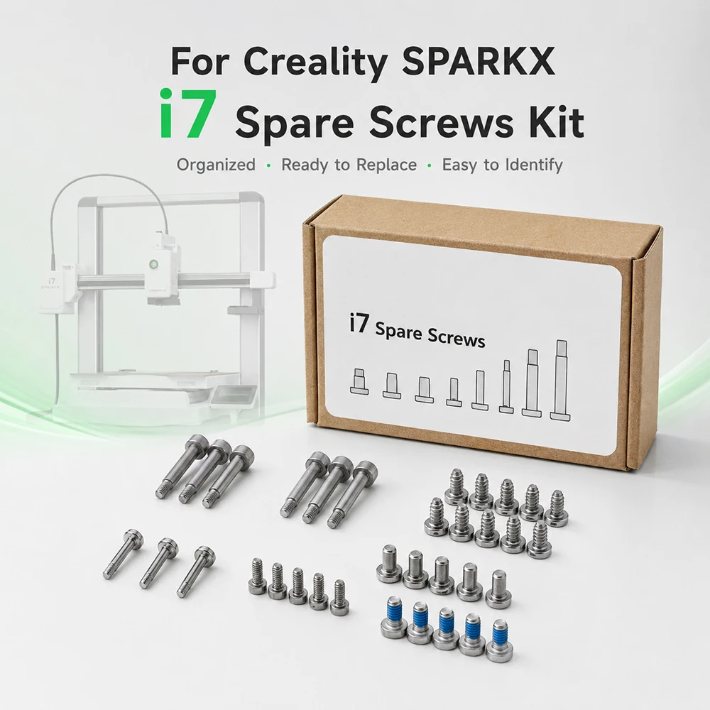For Creality SPARKX i7 Spare Screws Kit Easy to Replace And  Precise Essential Spare Screws Kit For i7  3D Printer Parts