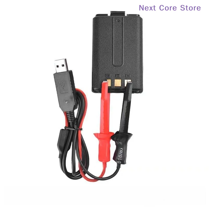 1Pcs Universal USB Charger Cable Two Way Radio With Indicator Light Walkie Talkie Accessory For UV-5R UV-82 BF-888S TYT Retevis