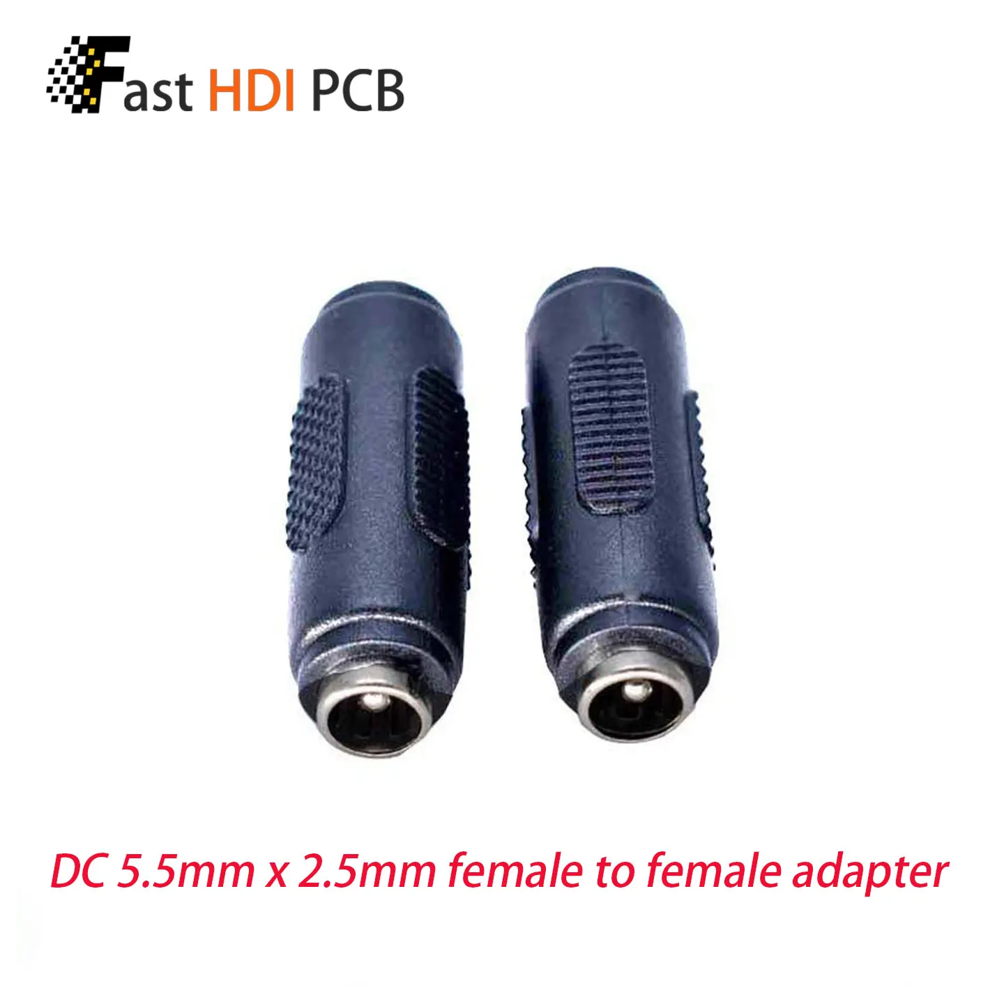 DC 5.5mm X 2.5mm Female to Female Power Adapter DC Barrel Jack Connector Straight Through Coupler for CCTV Camera LED Strip