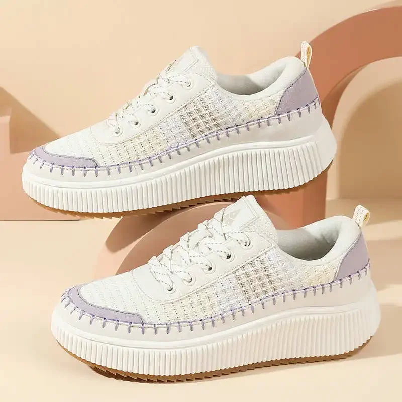 

Demi-season Sneakers Casual Black Basketball Women's Shoes Sports Fat Out Top Sale Beskets Super Comfortable Team Class