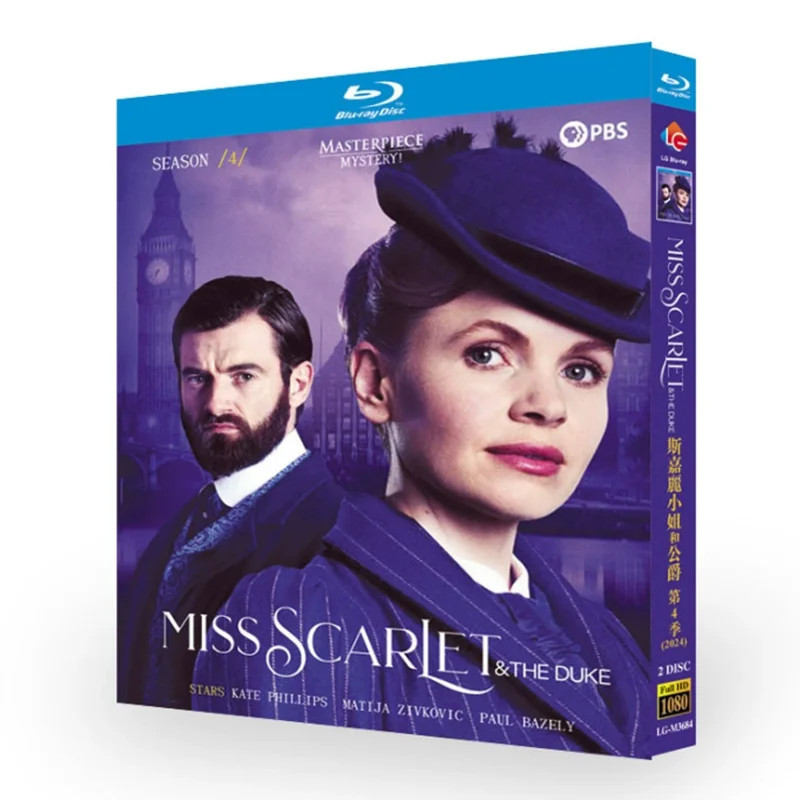 

Miss Scarlet & the Duke Season 4 2024 Blu-ray Disc