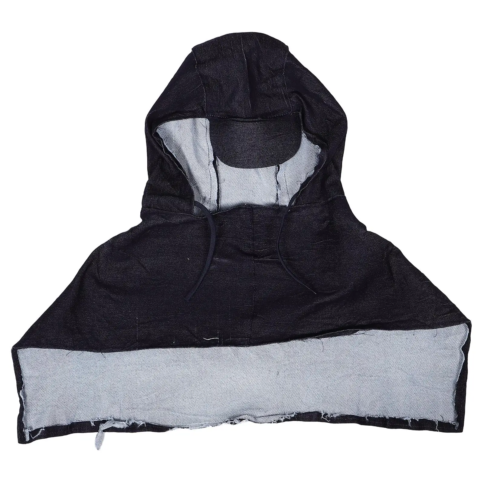 

Dust-proof Pullover Hood Safety Cap Large Size Denim Bucket Hat Women Cotton Fall Protection Beanie Adjustable Work Cap Cycling