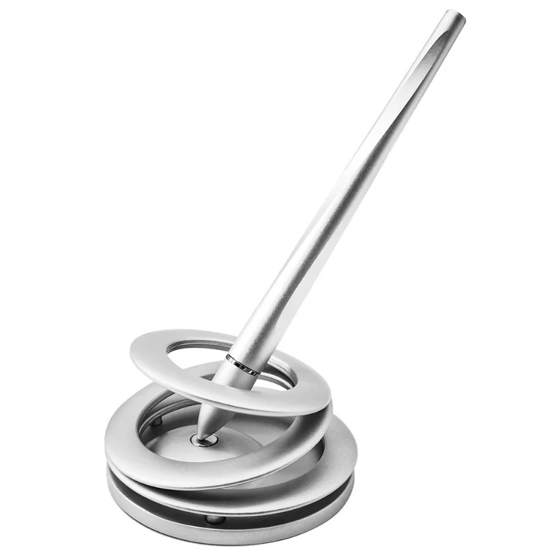 High-end double-ring hover pen magnetic  executive pen luxury aesthetic desk