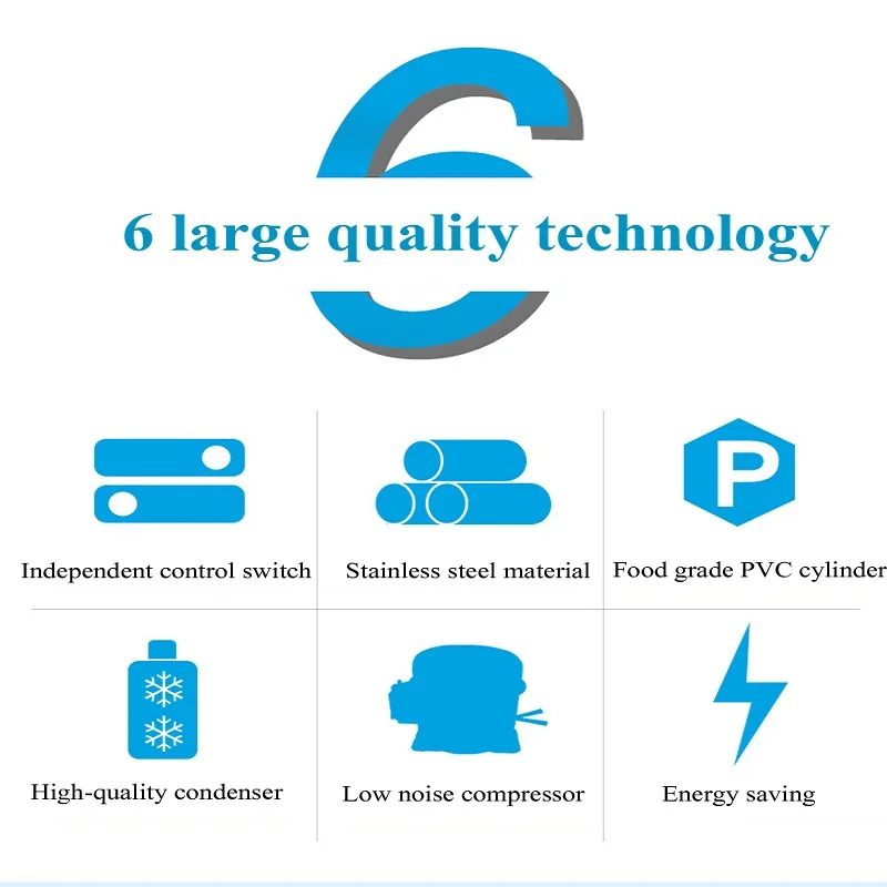 آلة ذوبان الثلج التجارية الكهربائية المجمدة شرب طين سلشي ماكينة صانع عصائر