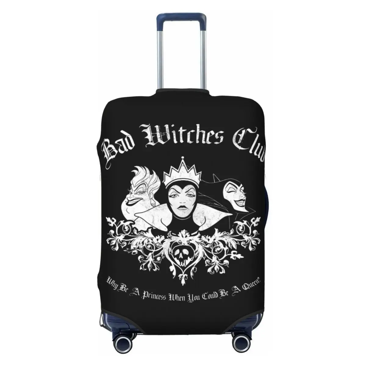 

Custom Villains Women Travel Luggage Cover Elastic Malicious Queen Cute Print Animation Suitcase Cover Protector Fit 18-32 Inch