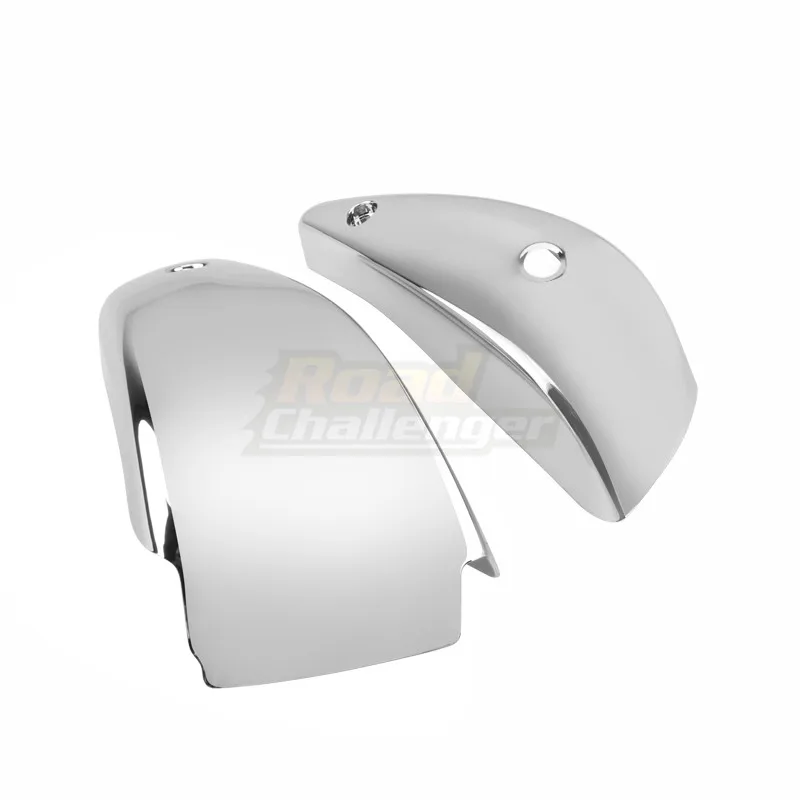 Chrome Moto Left Right Side Battery Fairing Cover For Yamaha V-Star 1300 XVS1300 2007-2017 Motorcycle Accessories