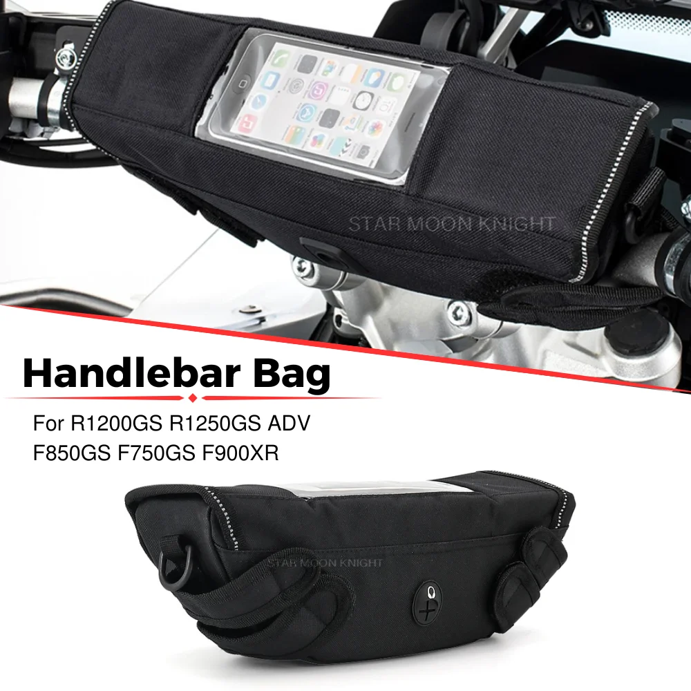 

Motorcycle Handlebar Bag with Touchscreen Phone Storage Bag Navigation Bags For BMW R1200GS R1250GS Adventure F850GS ADV S1000XR
