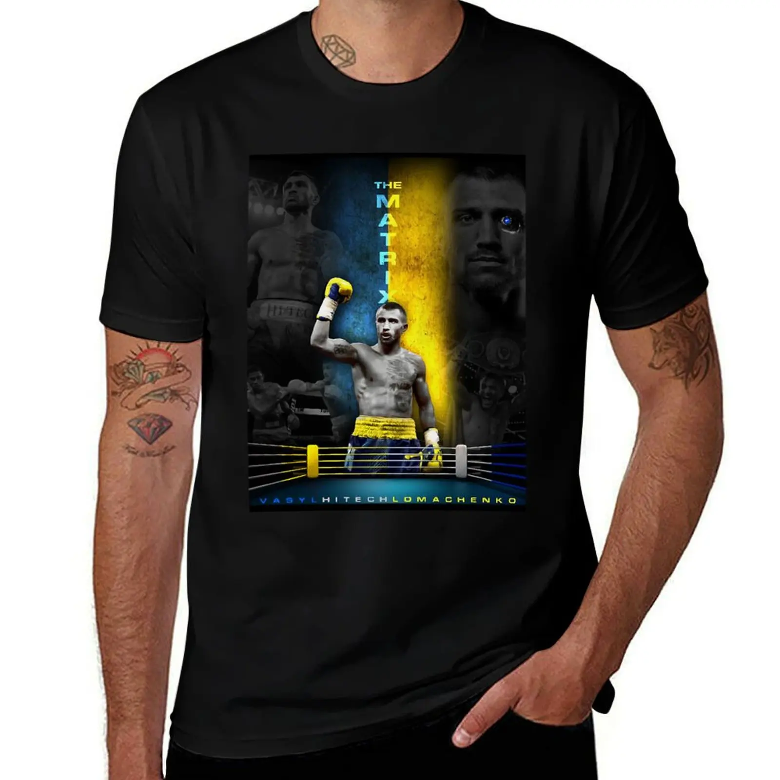 

Vasyl Lomachenko 1 (24) T-Shirt Athletic Quick Dry T-Shirt for Men