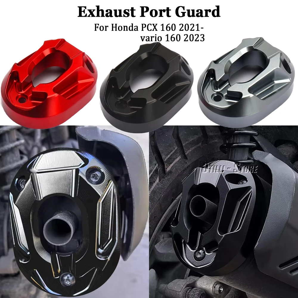 

Motorcycle accessories Exhaust pipe cover tail anti-scald guard cover Decorator Port Protect Cover For Honda PCX160 vario 160