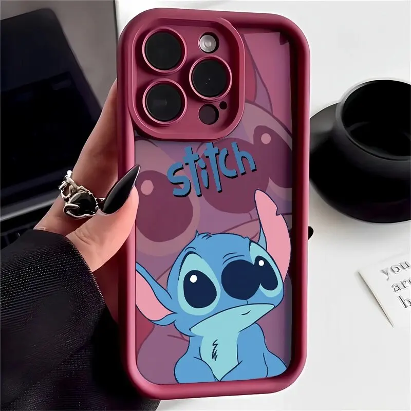 Kawaii Stitch Angel Lovely Case for Infinix Note 40 30 Pro Hot 40 30i Play 40i Zero 30 Tecno Camon 20 Pro 30 Spark 10 20C Cover