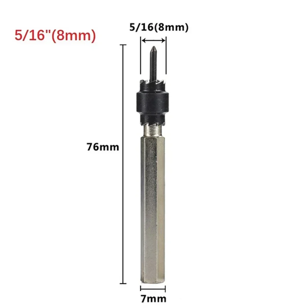 

Metal Point Drilling Spot Weld Drill Bit Ouble Side Carbide Tip Power Tools 5/16"(8mm) Center Drill Cutter Spot Drill