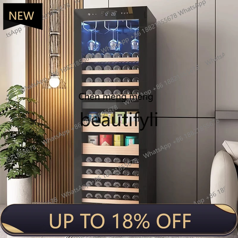 

Z189 Four Seasons Constant Temperature Moisturizing Air Cooling Frost Free Ultra Thin Embedded Wine Cabinet Hanging Cup Tea with