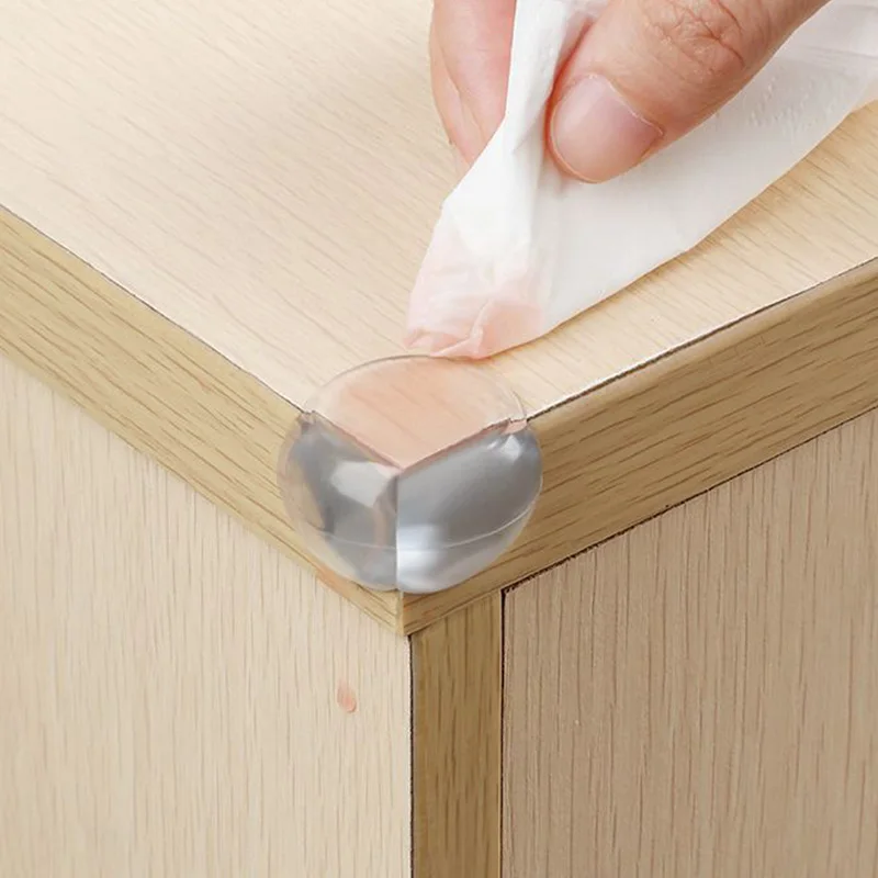 Transparent Children Anti Collision Edge Guards Baby Safety Silicone Table Corner Protector Furniture Edge Protection Cover
