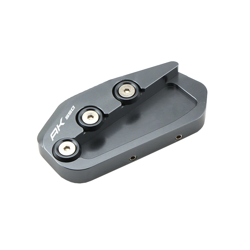 Para KYMCO AK PREMIUM AK550 ak550 2023 motocicleta CNC soporte lateral extensión de caballete placa de soporte agrandar