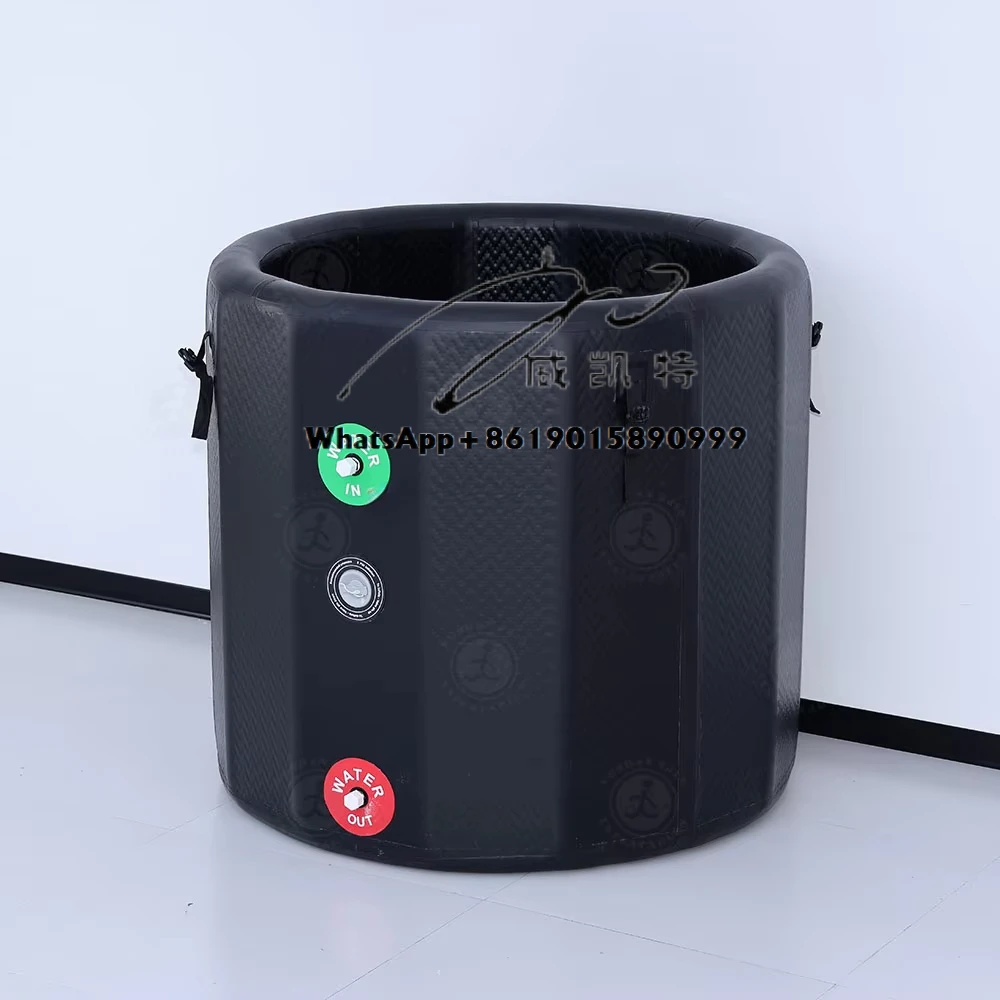 Optional Premium Chiller The Cold Pod Ice Bath Elite Recovery Cold Plunge Barrel with Lid for Athletes