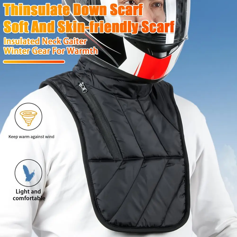 

Motorcycle Neck Warmer Scarf Windproof Winter Scarf Thermal Neck Guard Chest Warmer Thermal Neck Wrap for Cycling Skiing Hiking