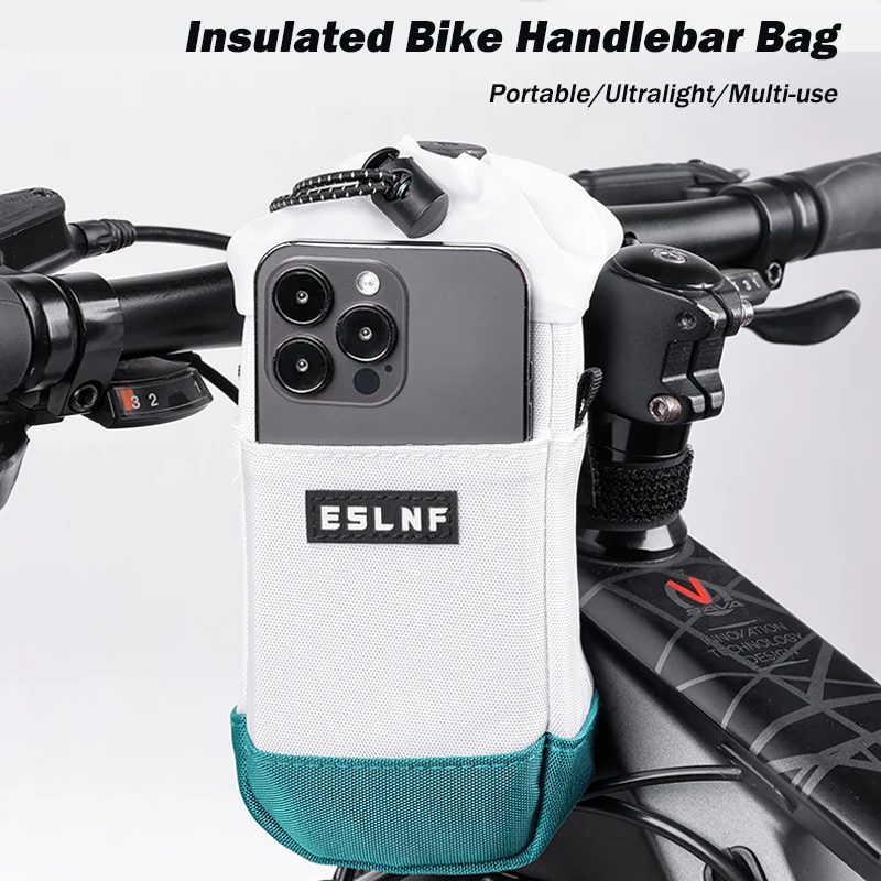 Tragbare Straße Fahrrad Lenker Wasser Flasche Tasche Aufgeblasen MTB Rahmen Tasche Ultraleicht Radfahren Telefon Tasche Fahrrad Zubehör