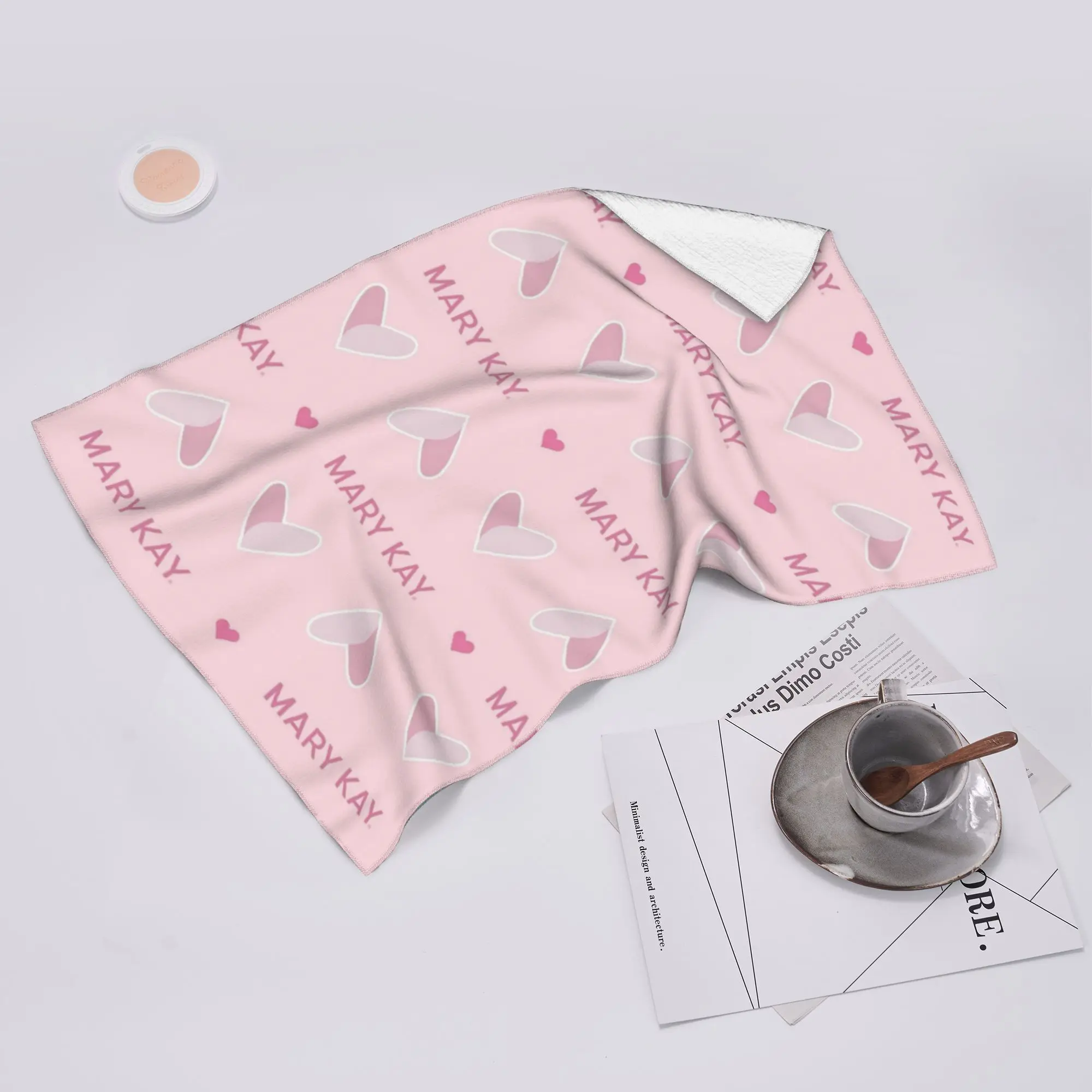 Custom Mary Kay Soft Face Towel Quick Dry Pool Bath Cotton Towels Absorbent Quick