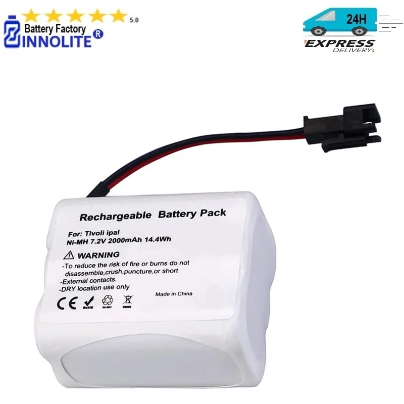 Akumulator nie-mh Super rozszerzony 7.2V 2000mAh kompatybilny z radiotelefonami Audio Tivoli PAL i iPAL (MA-1, MA-2, MA-3)