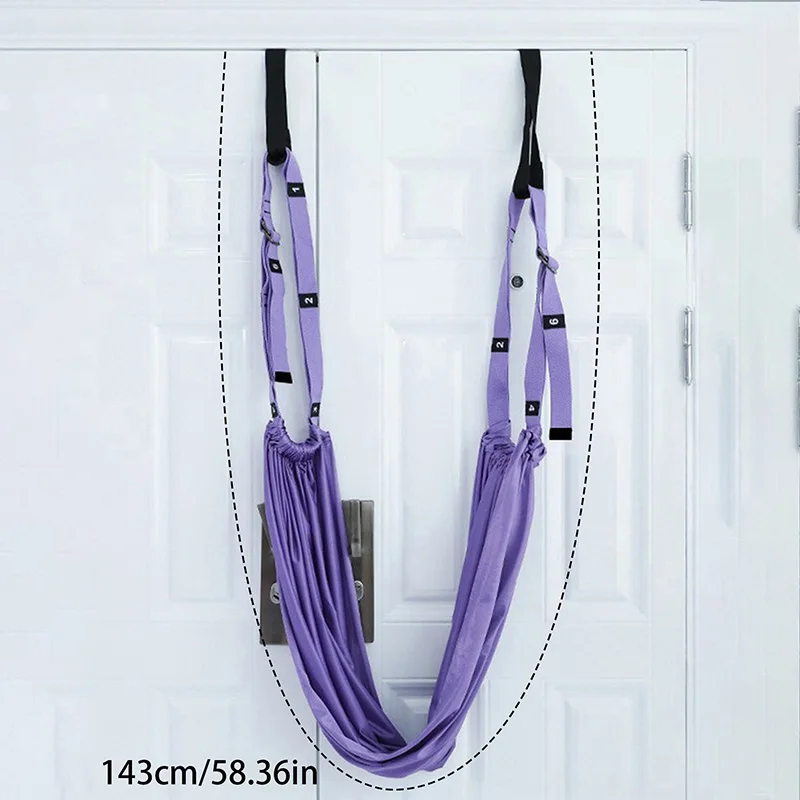 1pc aerial yoga rope sling horse training home fitness equipment stretching belt female lower back artifacts