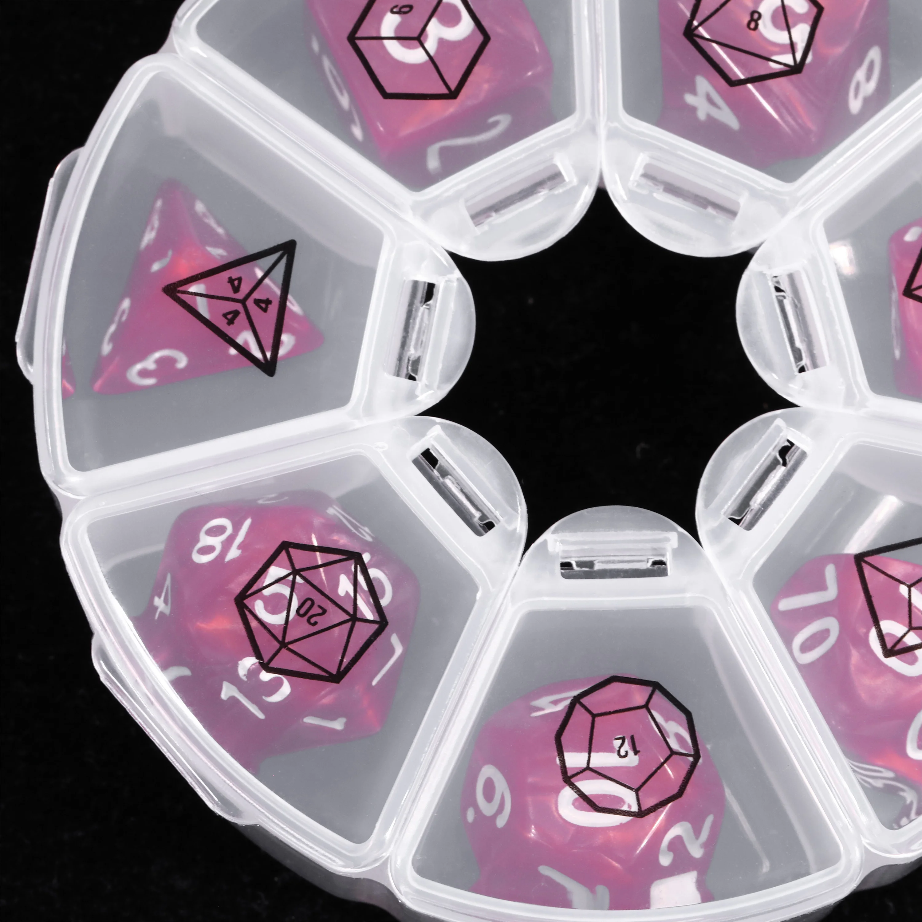 Scatola porta dadi per giochi  - Dice Set Polyhedral recensione e prezzo