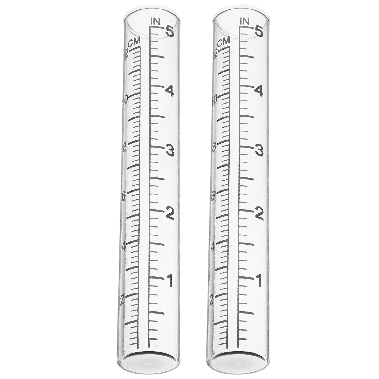 

2 шт. сменных трубок для дождемеров, прозрачные стеклянные запасные части для измерительных приборов осадков для сада и двора
